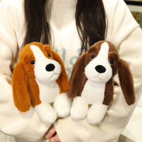 Realistic Plush Dachshund Dog Toy, Cute Puppy Figurine, Birthday Gift