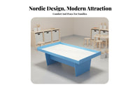 Multi-Functional Design Multifunctional Kids Activity Table Easy to Clean Childrens Building Block Table Raised Border Toddler Furniture Set with Storage Rounded Corners for Preschoolers, Toddlers, Educators, Daycare Center, Kindergarten, Classroom