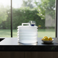 Foldable Water Container Food Grade Material Portable Water Storage Bag Outdoor Equipment Leak-Resistant Included for Camping