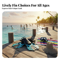 Snorkeling Fins Lightweight Comfortable Compact Travel for Beginners