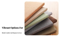 Breathable Cotton Linen Seat Cushion Thickened Padding Chair Cushion with Ties Non-Slip for Homeowners, Adults, Dormitory, Restaurant, Patio