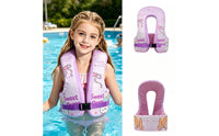Safe Kids Swim Vest Sleeveless Kids Flotation Vest Thickened Swim Instructor Secure for Toddlers