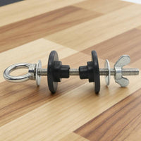 O-Circular Attachment Rack Attachment Versatile Compatibility Squat Rack Resistance Band Hooks Easy Tool Installation Resistance Band Anchor Bolt