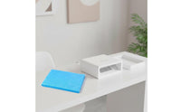 100 Pieces Cuttable Manicure Dust Collector Filter Lint-without Lint Non-Woven Dust Collector Filter High-Performance Filtration Disposable Nail Vacuum Sheet Hygienic for Manicurists, Beauty Parlor