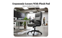 360-Degree Swivel High-Back Task Chair with Flip-up Arms Ergonomic Design Office Furniture Rocking Function Breathable for Executives, Students, Telecommuting Workers, Study Room, Workstation