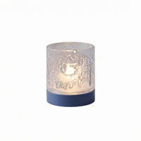 Stepless Dimming Water Wave Lamp Atmospheric Rechargeable Table Lamp Compact Home Lighting Cylindrical