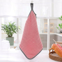 Oil Resistant Microfiber Cloths and Dishcloths, Microfiber Dishcloths 25x25 cm for Stovetop, Washable Weave Pattern Reusable Kitchen Cleaning Tool
