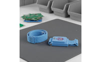Lightweight Wireless Anti-Static Wrist Strap Reusable Cordless ESD Wristband High Temperature Resistant Cordless Antistatic Band Adjustable Fit for Electronics Technicians, Factory Workers, Laboratory, Cleanroom, Production Line