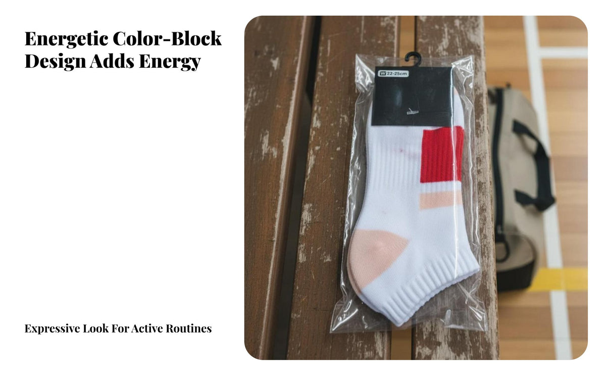 Low Cut Sports Socks Sweat-Absorbent Sport Socks Breathable Footwear Accessory for Athletes, Runners, Badminton, Workout, Outdoor Activities