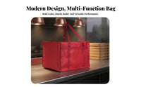 Thermal Insulated Pizza Delivery Bag Insulated Meal Carrier Bag Hot Food Transport for Caterers, Grocery Shopping, Picnic