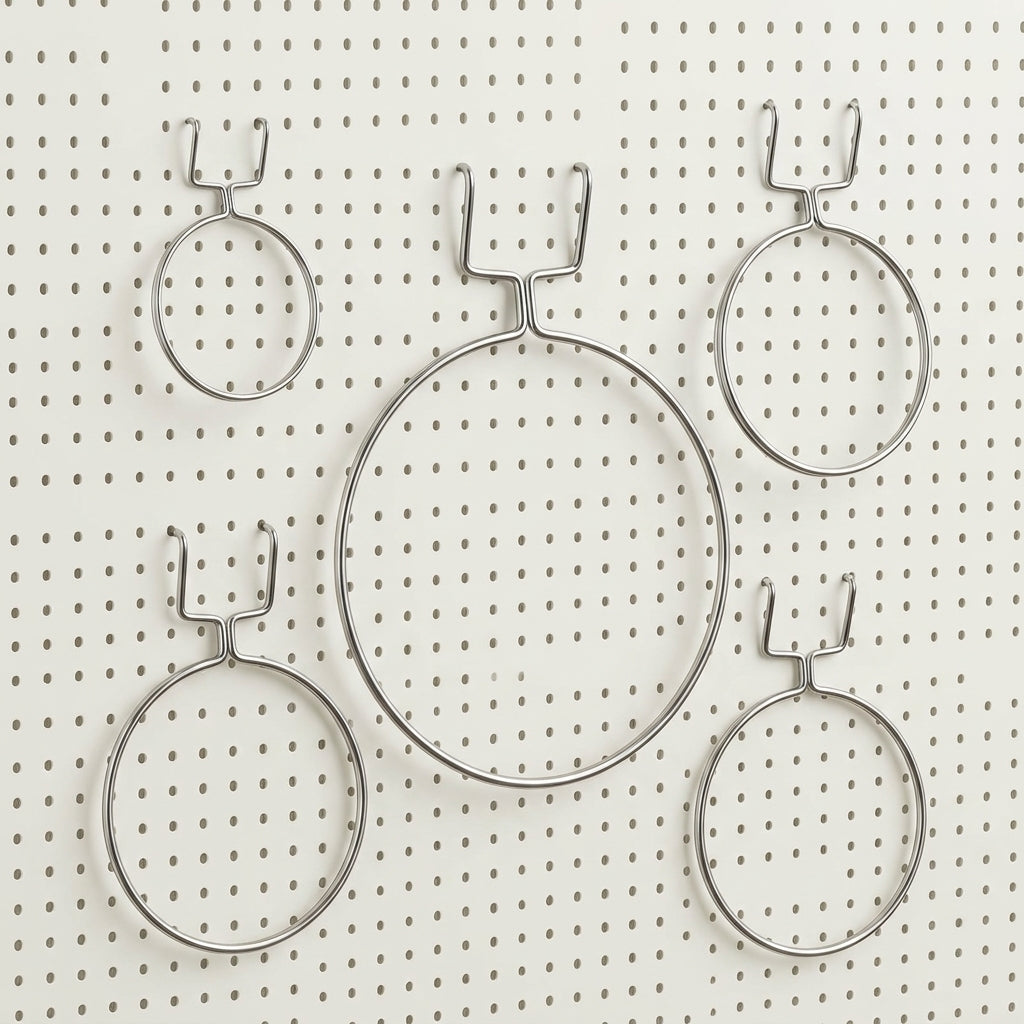 Wall Mount Plant Pot Holder, Circular Plant Pot Bracket Outdoor, Stainless Steel Wall Planter for Garden Fences, Heavy Duty Pot Hanger