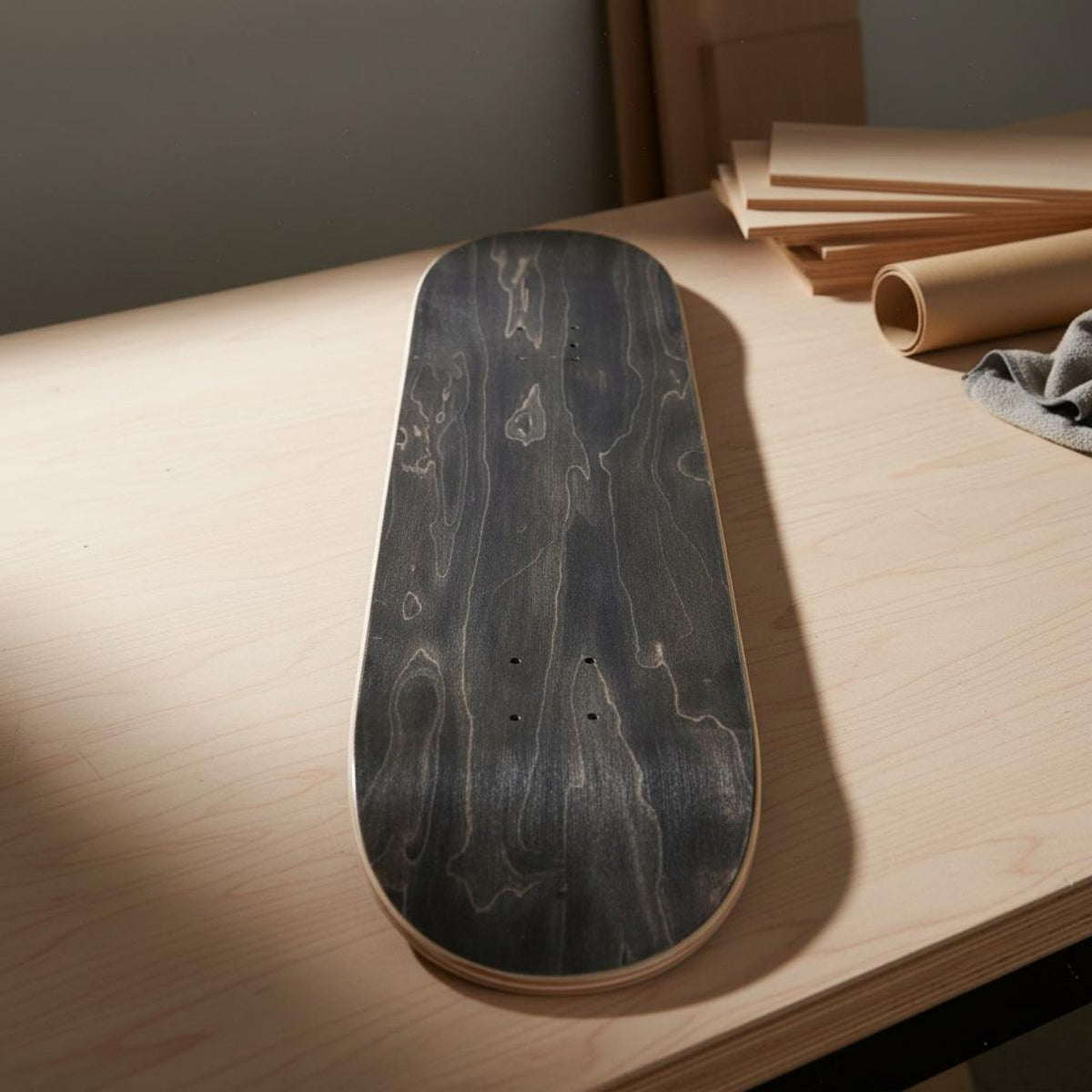 Maple Deck Professional Grade Double Kick Skateboard Deck Skateboarding Equipment for Kids