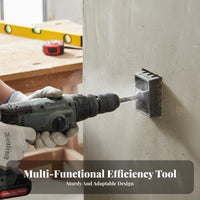 Wear-Resistant Square Hole Cutter Long-Lasting Square Hole Drill Bit Fast Cutting for Electricians, Construction Workers