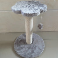Cat Tree Condo with Scratching Post and Plush Bed