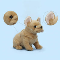 French Bulldog Stuffed Toy Cute French Bulldog Stuffed Animal Soft for Desk