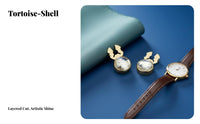 Decorative Cuff Buttons Elegant Design Faceted Glass Button Cover Sparkling