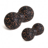 2 Pieces Peanut-Shaped Massage Ball Textured Peanut Massage Ball Hard Firm for Athletes, Home Gym, Stretching Studio