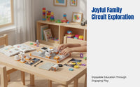 Science Circuit Maze, Science Building Blocks, Board Game, Science Gift for Kids