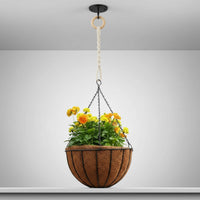 Decorative Hanging Planter Hanger Handmade Hanging Rope Planter Bohemian Style Woven Pot Holder for Garden, Balcony, Indoor