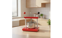 Hand Press with Stainless Steel Basket Countertop Fruit Hand Press Stable for Small Kitchens