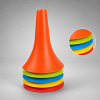Basketball Dribbling Cones, Training Aids for Kids, Agility Markers, Slalom Cones