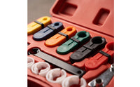 22 Pieces Petrol Line Disconnect Tool Set Low-Profile Quick Disconnect Tool Kit Molded for Mechanics, Home Garage