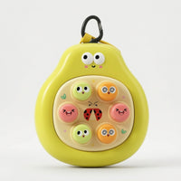 Button Board Early Learning Sensory Fidget Toy with Hanging Cord Handheld Tactile for Toddlers, Stroller, Car Seat