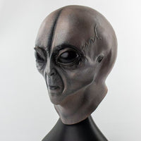 Gray Big Eye Alien Mask Halloween Latex Head Mask