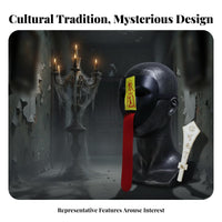 Longprotrusion specter skullgear Cosplay prepared Horror skullwear Comfortable to Wear
