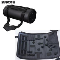 Creative Black Bar Tool Storage Bag Portable Bartender Kit Organizer