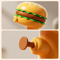 Handheld Hamburger Water Lightweight Press Water Toy Waterproof Squirt Sturdy for Children, Toddlers, Park Outings