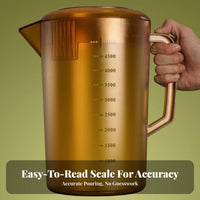Heat Resistant Cold Water Kettle Food-Grade Material Large Capacity Plastic Jug Long-Lasting for Cafe Owners, Home Cooks, Cafes, Kitchen