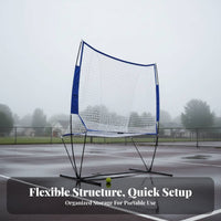 Individual Training Net Training Net Portable Ball Return Practice Net Easy Assembly Tennis Practice Return Er for Beginners, Coaches, Backyard