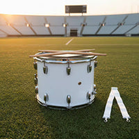 Dynamic Range 14 Inch Marching Snare Drum Sturdy Marching Band Snare Drum Lightweight Sturdy for Procession, School Performance