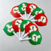 10 Pieces Classroom Response Paddle Hand-Held Student Response Paddles