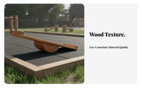 Unrestricted-Ended Play Wooden Seesaw Strengthens Core Muscles Kids Seesaw Board Sturdy Construction Solid Wood Rocker Board for Preschoolers, Toddlers, Parents, Kindergarten, Preschool, Outdoor, Daycare