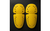 Left and Right Pair Motorcycle Knee Protectors Perforated Honeycomb Knee Pads