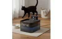 Infrared Sensor Smart Pet Drinking Fountain Rechargeable Battery Feline Water Fountain Quiet Operation for Cats