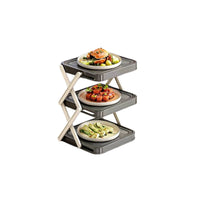 Household Storage Triangular Support ABS Plastic Countertop Food Rack Easy to Clean Kitchen Prep Stand