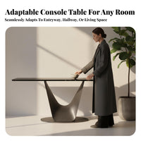 Console Table Light Luxury Design Narrow Accent Table Modern design Hallway Furniture for Interior Decorators, Homeowners, Entryway, Living Room, Foyer