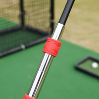 Anti-Slip Grip Telescopic Practice Stick Portable Golf Swing Practice Aid Audible Golf Practice Aid for Golfers, Beginners, Driving Range, Home, Office