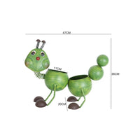 Metal Planter Whimsical Planter Weathered Plant Bowl for Homeowners, Balcony