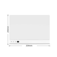 Acrylic LED Drawing Board Wipe-Clean LED Note Board with Stand Customizable