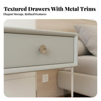 Transparent Design Sofa Side Table Minimalist design Waterfall Side Table Space-Saving Nightstand Sturdy Construction for Apartment Dwellers, Homeowners, Students, Bedroom, Small Spaces, Living Room, Office