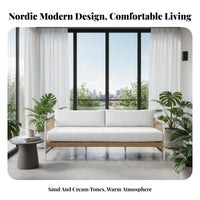 4 Pieces Weather-Resistant 4-Piece Rope Weave Seating Modern design aesthetic Outdoor Furniture sturdy Frame Patio Conversation Set Thick cushy paddings for Interior Designers, Garden lovers, Balcony, Sunroom, Backyard, Porch