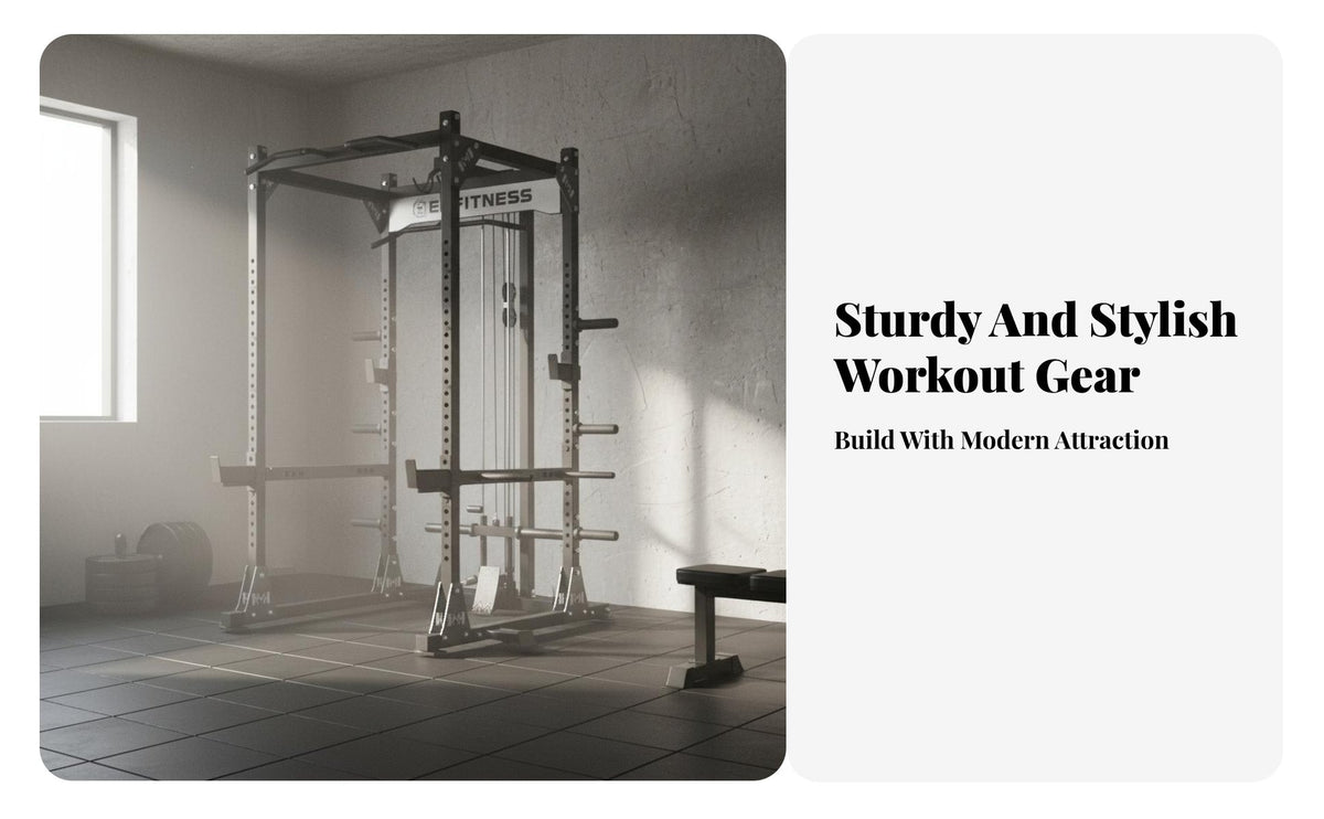 Multifunctional Power Cage Commercial Grade Multi-Functional Power Cage Adjustable Home Fitness Setup for Fitness Enthusiasts, Bodybuilders