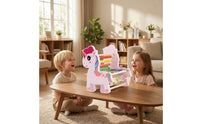 Wooden Unicorn Toy Interactive Bead Maze with Xylophone Tabletop Learning Toy Developmental Activity Center Multipurpose