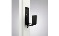 Wall-Mounted Bracket Black U-Bracket Hardware for Gate