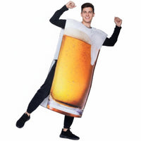 Funny Beer Bottle Suit for All Genders Beer-Themed Tunic Eye-Catching Food and Drink Outfit Fun Design for Party-& Attenders, Teenagers, Halloween Parties, German Beer Festival, Promotional Events, Stage Performances
