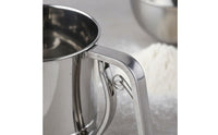 Stainless Steel Flour Sifter Mirror Polished Double Mesh Sifter Container Design Flour Sieve Multi-Functional Kitchen Utensil